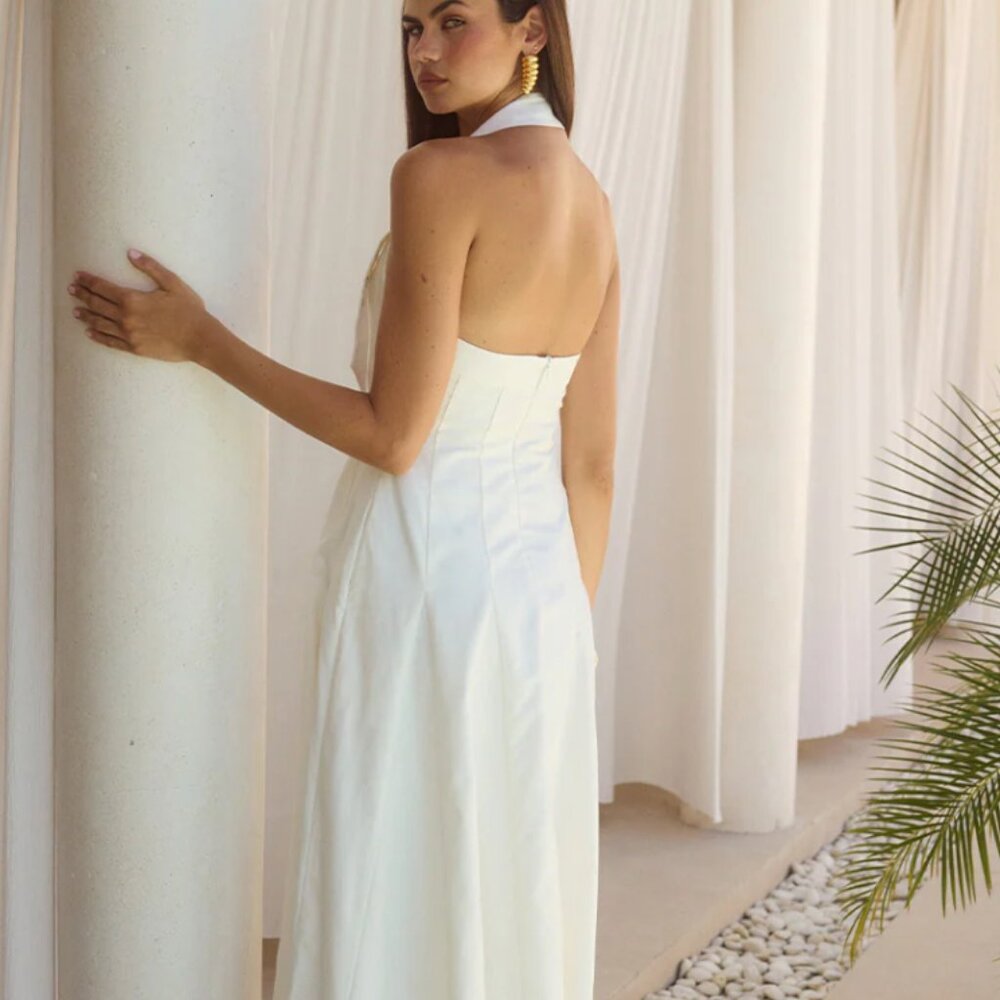 NWT Astrid Halter Midi Dress - Picture 3 of 3